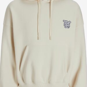 Bluză de molton 'JORASTORIA'JACK & JONES pe Alb, Alb Lână